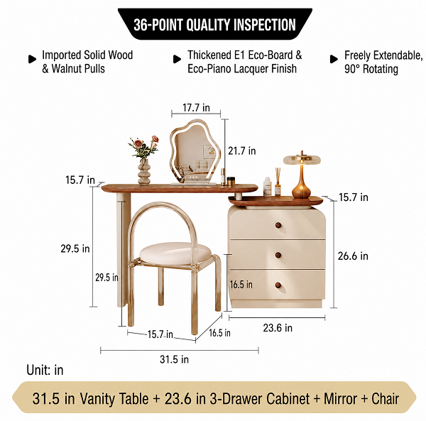 Modern Vanity Set - Image 6