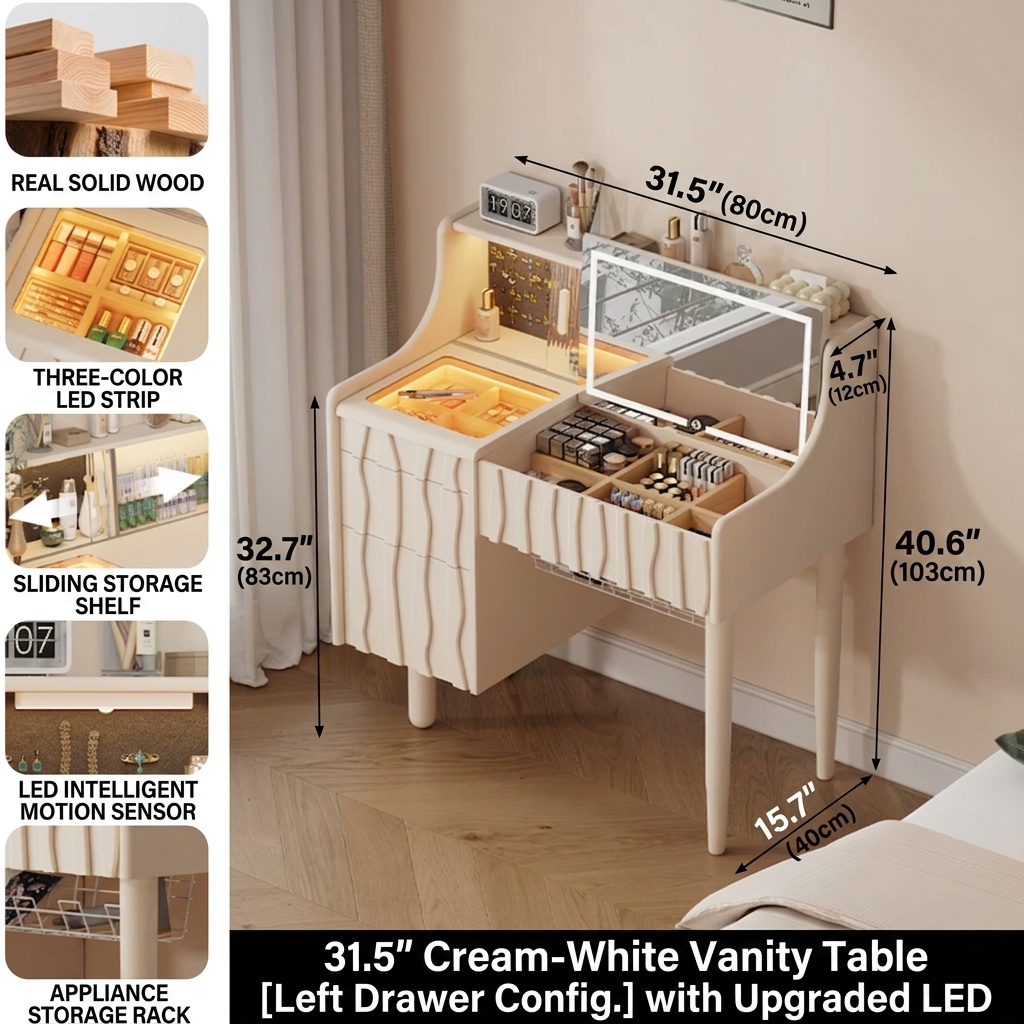 Modern Vanity Desk - Image 6