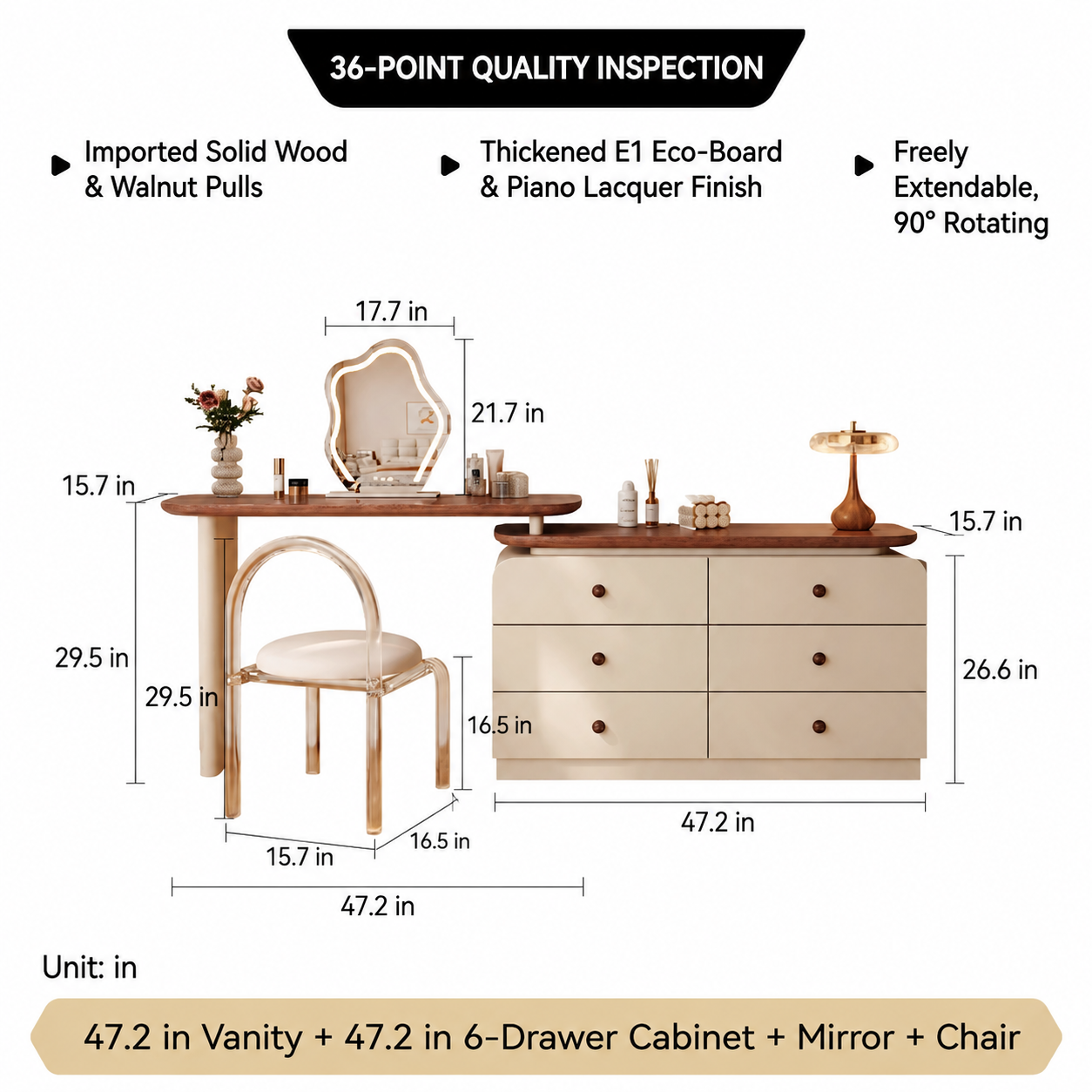 Modern Vanity Set - Image 3