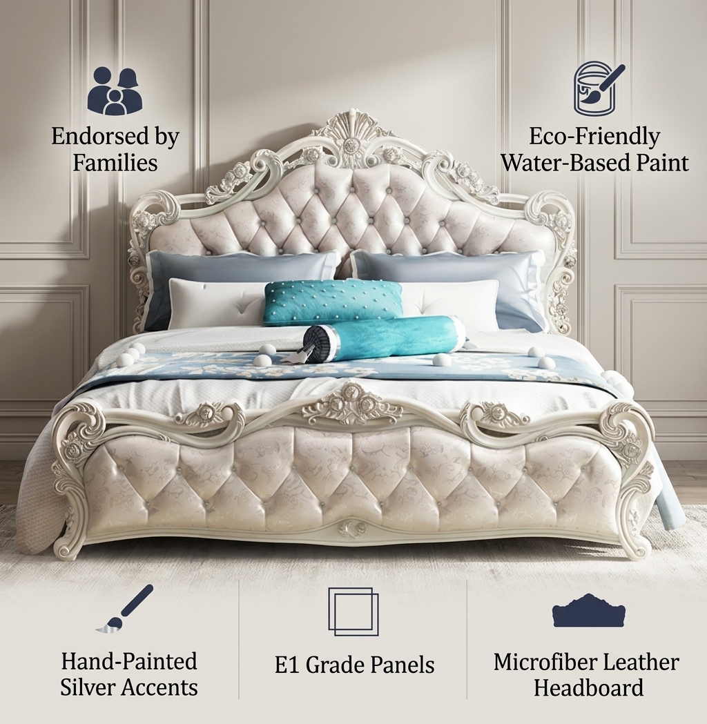 Luxury Queen Bed - Image 4