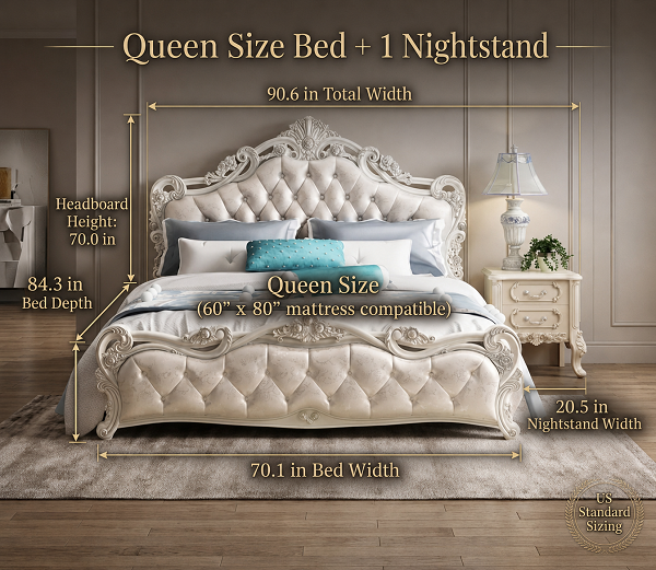 Luxury Queen Bed - Image 3